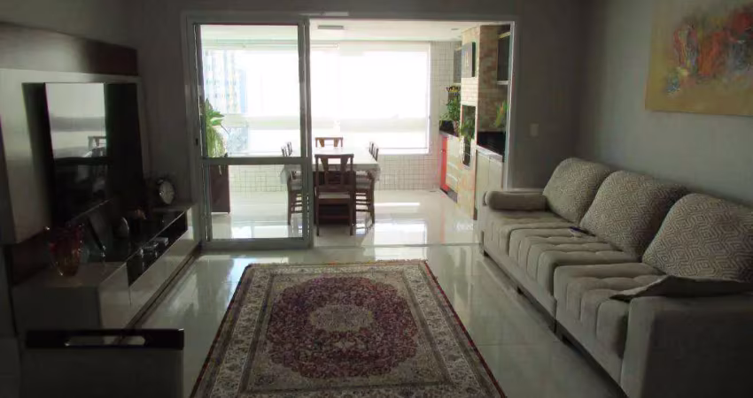 Apartamento com 3 dormitórios à venda, 136 m² por r$ 1.300.000,00 - itararé - são vicente/sp