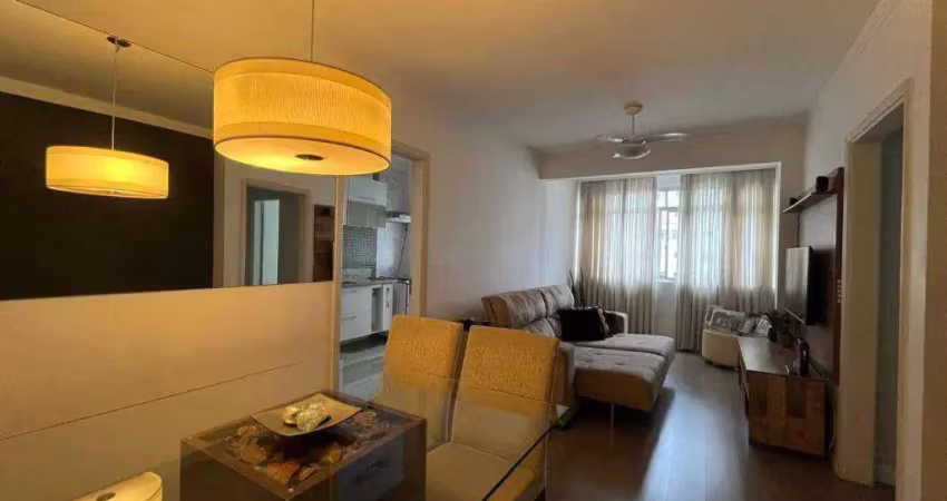 Apartamento com 1 dormitório para alugar, 58 m² por r$ 3.400,00/mês - boa vista - são vicente/sp