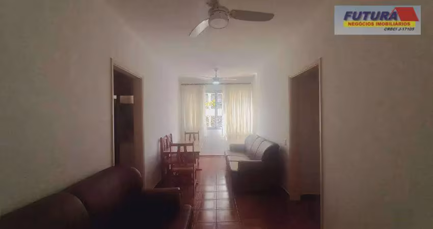 Apartamento com 2 dormitórios para alugar, 65 m² por r$ 3.300,00/mês - itararé - são vicente/sp