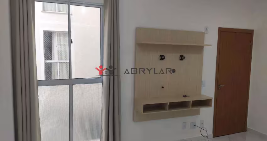 Apartamento para alugar em jundiaí, tulipas, com 2 quartos, com 45 m²