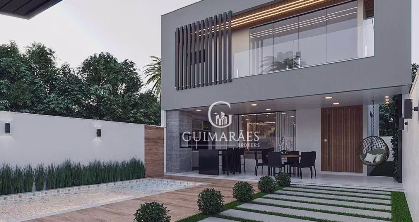 Casa - Jardim de Maria - Recreio dos Bandeirantes - 4 Suítes, Piscina e Varanda Gourmet - Entrega em 10 Meses