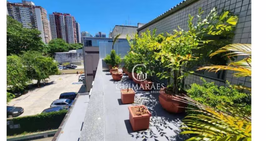 Cobertura comercial, 87 m² por r$ 400.000 - barra da tijuca - rio de janeiro/rj