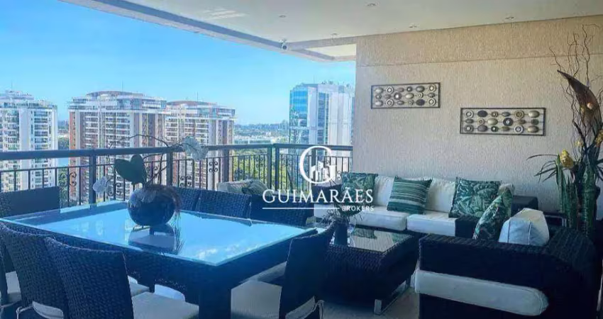 Cobertura com 4 dormitórios à venda, 379 m² por r$ 5.850.000,00 - barra da tijuca - rio de janeiro/rj