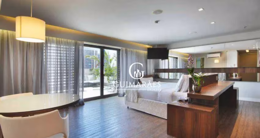 Flats e double-suítes à venda, 44 m² por r$ 634.000 - barra da tijuca - rio de janeiro/rj