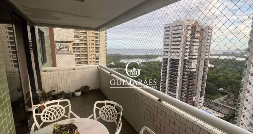 Apartamento com 3 dormitórios e vista mar, 110 m² por r$ 1.250.000 - barra da tijuca - rio de janeiro/rj