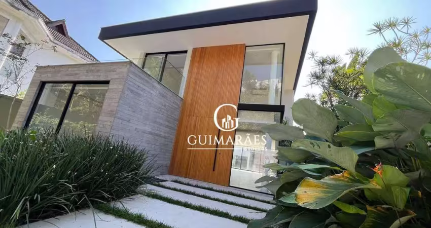 Santa monica residências - contemporânea, 430 m² por r$ 4.150.000 - barra da tijuca - rio de janeiro/rj