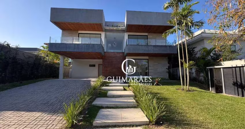 Quintas do rio - casa contemporânea com 5 dormitórios, 690 m² por r$ 11.200.000 - barra da tijuca - rio de janeiro/rj