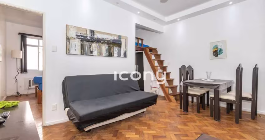 Apartamento com 1 dormitório à venda, 50 m² por r$ 570.000,00 - copacabana - rio de janeiro/rj