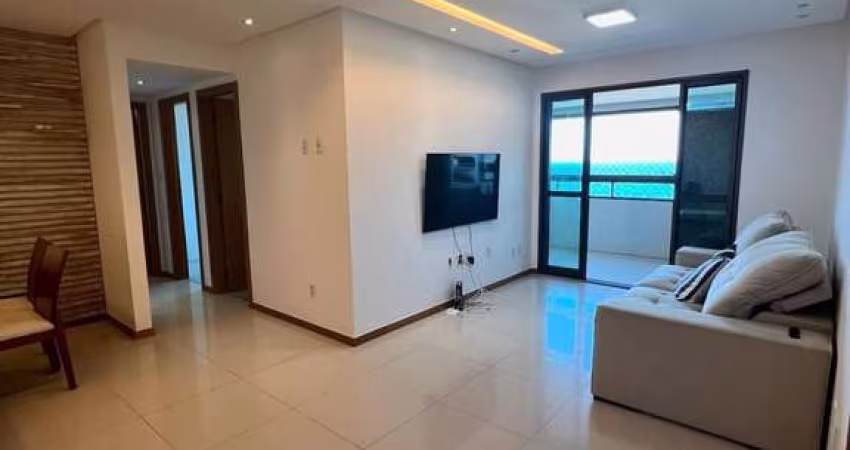 Serra do Mar, 94m², varanda gourmet, 3/4, fino acabamento, área de serviço, vista mar, climatizado, nascente total, armários planejados. Agende já!