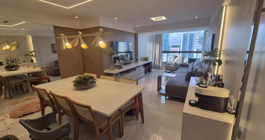 Residencial Palácio das Artes 88m², 1 suíte, andar alto, 3/4, climatizado, automatizado, mobiliado. por apenas: R$ 910.000,00. Agende sua visita!