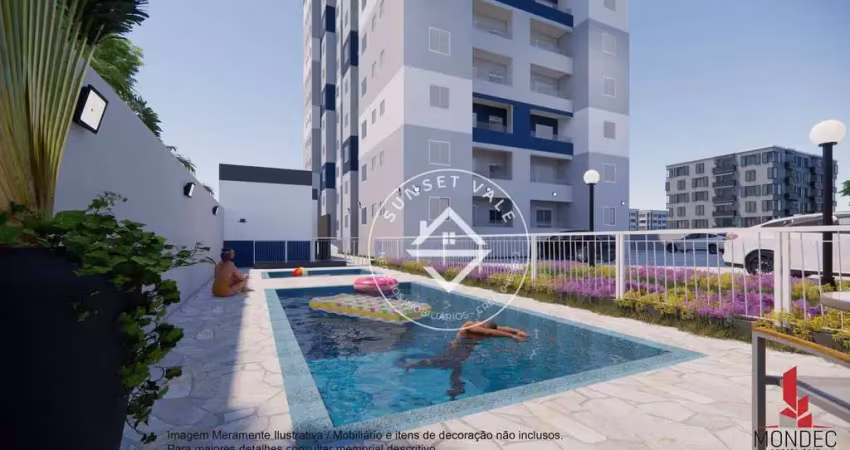 Lançamento exclusivo = apartamento com 2 dormitórios à venda, 57 m² por r$ 333.000 - jardim santa maria - jacareí/sp