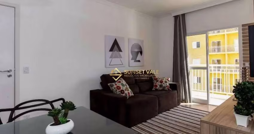 Apartamento com 3 dormitórios para alugar, 77 m² por r$ 2.090,00/mês - jardim santa maria - jacareí/sp
