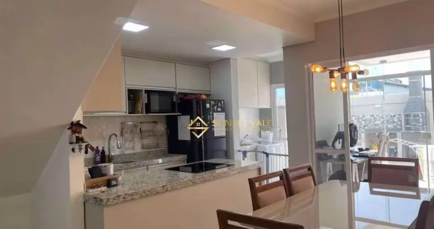 Lindo sobrado com 3 dormitórios, 109 m² - venda por r$ 670.000 ou aluguel por r$ 3.450/mês - jardim santa maria - jacareí/sp