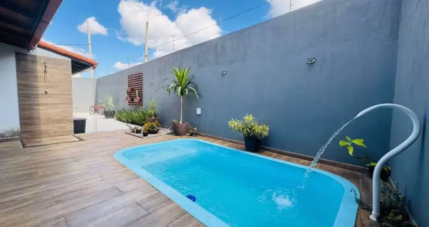 Casa incrível com área gourmet e churrasqueira no marilândia