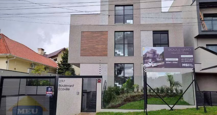 Sobrado com 3 dormitórios à venda, 214 m² por r$ 1.580.000,00 - mossunguê - curitiba/pr