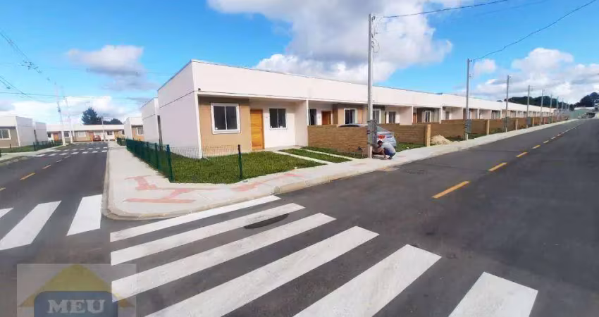 Casa com 2 dormitórios à venda, 42 m² por r$ 225.000,00 - santa terezinha - fazenda rio grande/pr