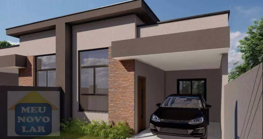 Casa com 2 dormitórios à venda, 86 m² por r$ 599.000,00 - tindiquera - araucária/pr