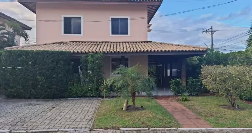 Casa em condomínio para venda em lauro de freitas, buraquinho, 4 dormitórios, 2 suítes, 4 banheiros, 4 vagas
