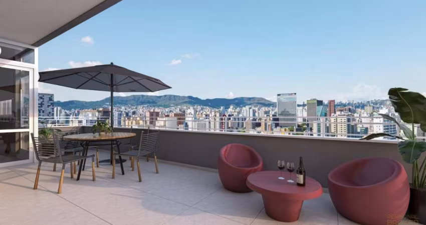 Cobertura à venda, no Be You Residence,  em Belo Horizonte, Barro Preto, com 1 quarto, 84,68m²