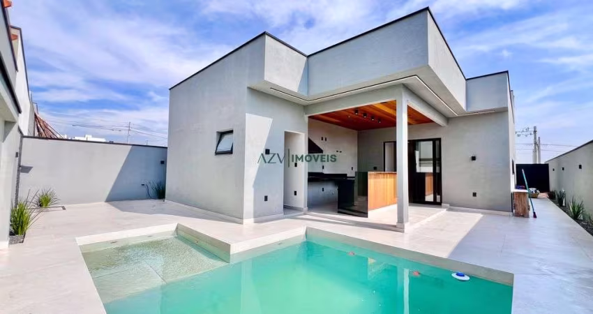 Casa em condomínio na cidade de Caçapava com 03 suítes, 184m2.
