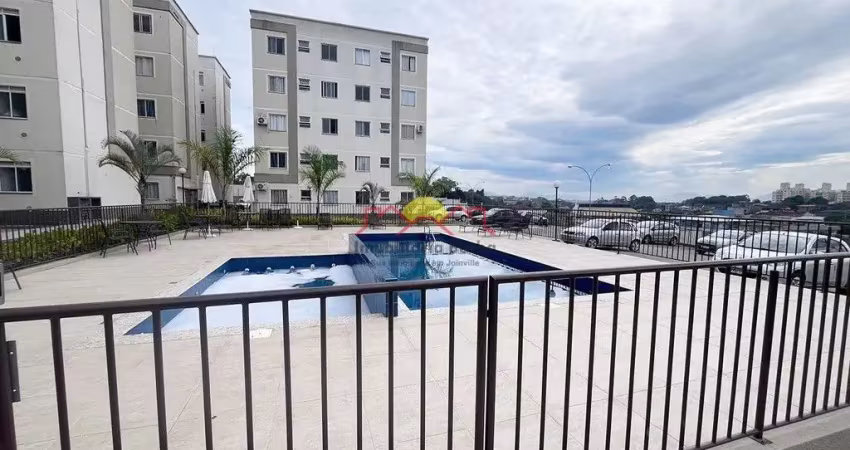 12596 - Apartamento com 02 Dormitórios e Piscina no bairro  Jarivatuba