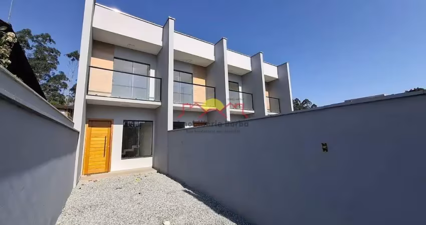 12615 - sobrado geminado com 2 quartos no bairro  itinga araquari