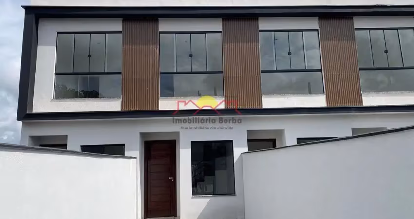 12674 - sobrado geminado com 2 quartos no bairro  boehmerwald