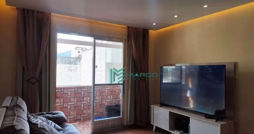 Apartamento com 2 dormitórios à venda, 54 m² por r$ 315.000 - várzea - teresópolis/rj
