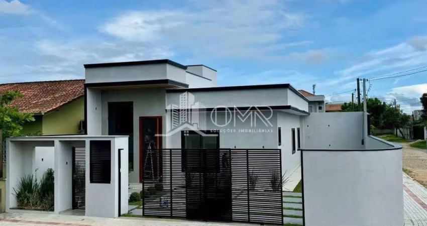 Casa moderna de esquina sozinha no terreno em itajuba
