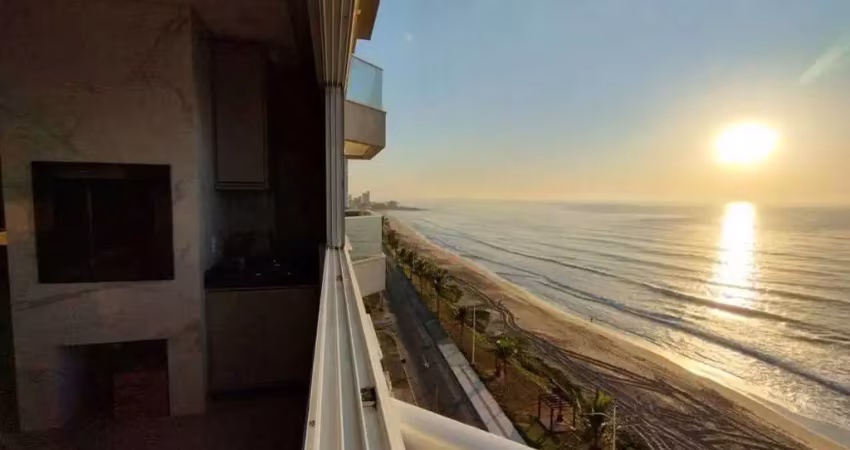 Apartamento mobiliado frente mar na praia de barra velha/sc