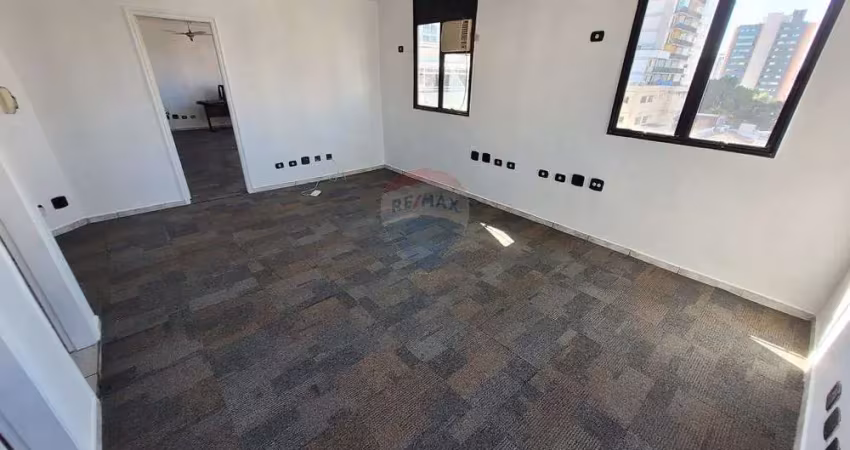 Sala dupla de 66 m2, 2 vagas para locação em santana.