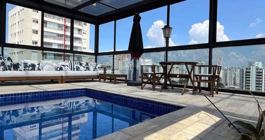 Cobertura duplex 594 m² 4 dormitórios 4 vagas a venda no campo belo zona sul são paulo sp