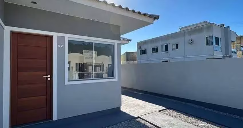 Casa geminada para venda em palhoça, barra do aririú, 2 dormitórios, 1 suíte, 2 banheiros, 2 vagas