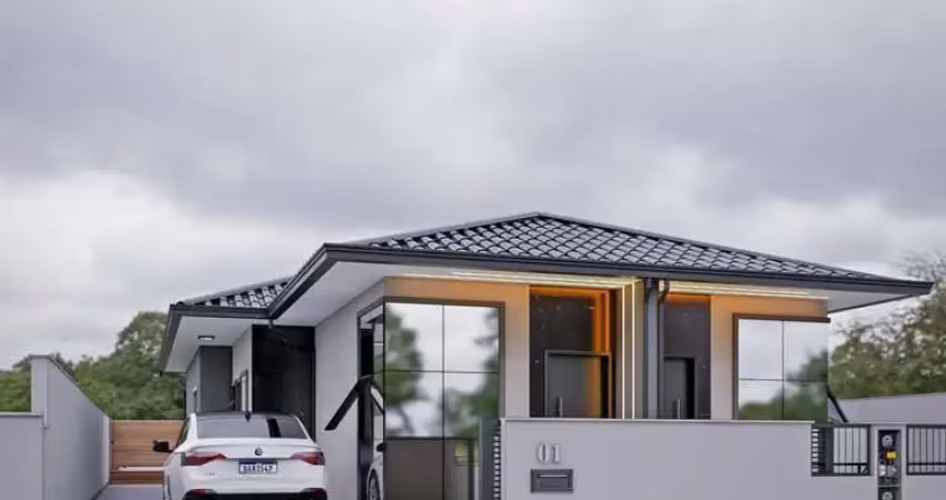 Casa para venda em palhoça, guarda do cubatão, 2 dormitórios, 1 suíte, 2 banheiros, 2 vagas