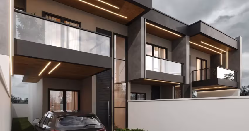 Casa com 2 suítes e 3 banheiros, arquitetura moderna e acabamento premium