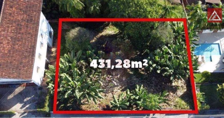 Terreno à venda, 431 m² por R$ 380.000,00 - Velha - Blumenau/SC