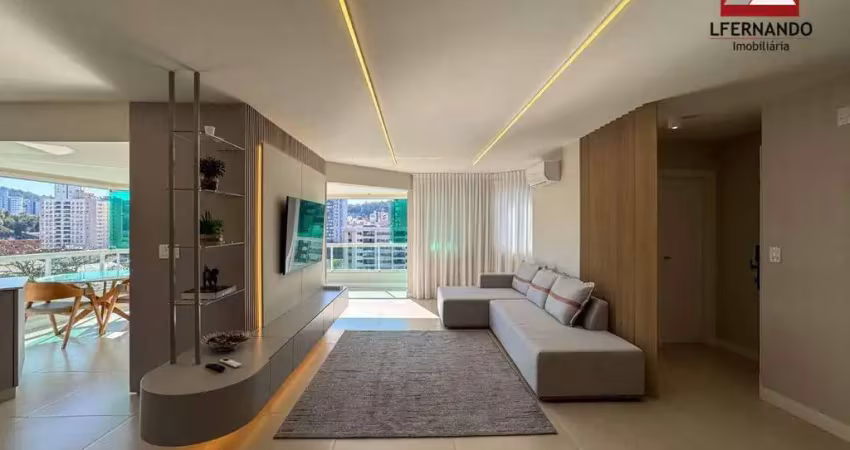 Apartamento mobiliado com 4 suítes à venda, 167 m² por r$ 1.850.000 - vila nova - blumenau/sc