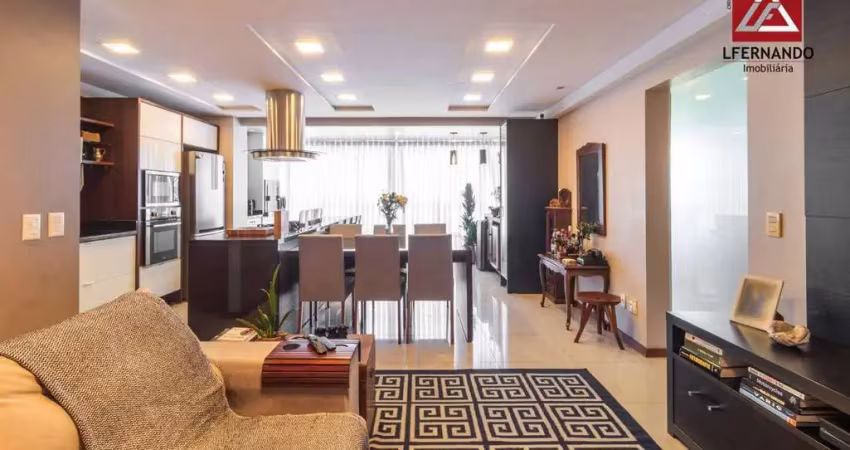 Apartamento mobiliado com 3 dormitórios, sendo 1 suíte à venda, 99 m² por r$ 890.000 - centro  - blumenau/sc