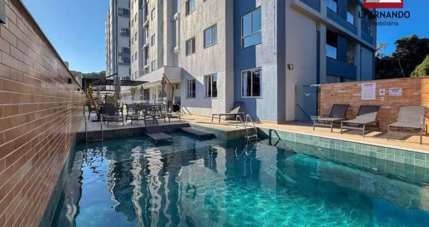 Apartamento com 3 dormitórios para alugar, 79 m² por - velha - blumenau/sc