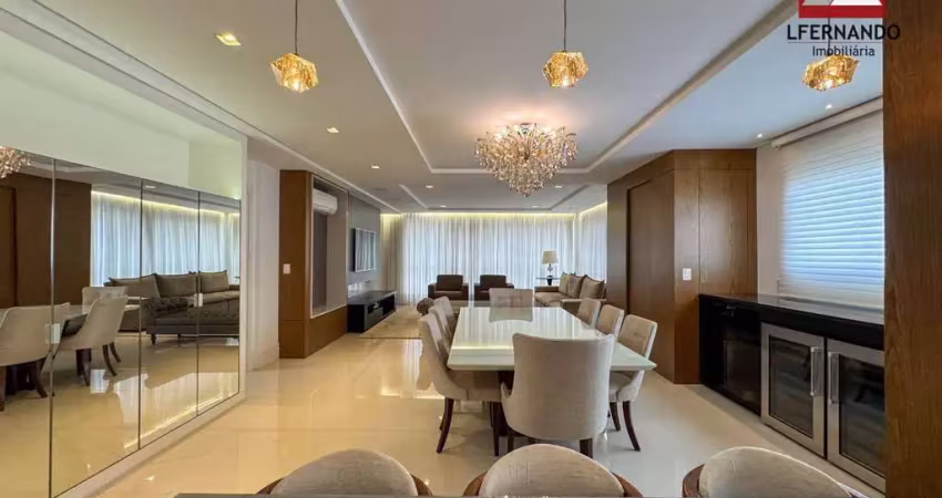 Apartamento totalmente mobiliado com 3 suítes à venda, 141 m² por r$ 1.900.000 - ponta aguda - blumenau/sc