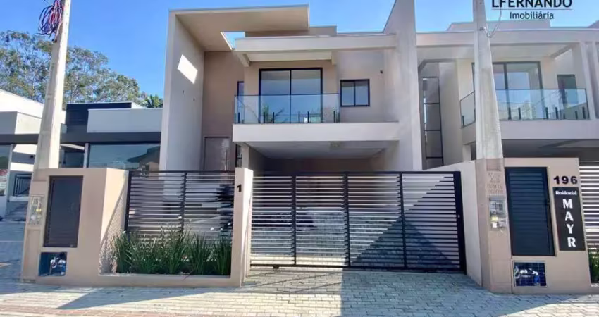 Sobrado com 3 dormitórios, sendo 1 suíte à venda, 139 m² por r$ 730.000 - quintino - timbó/sc