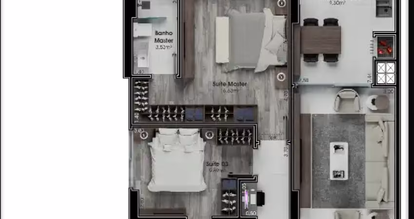 Apartamento com 3 quartos à venda na Rua São Jorge, 39, Nossa Senhora do Rosário, São José