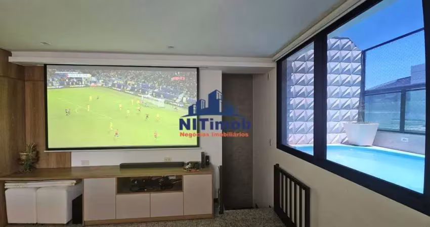 Cobertura à venda, 3 quartos, 2 suítes, 2 vagas, Charitas - Niterói/RJ