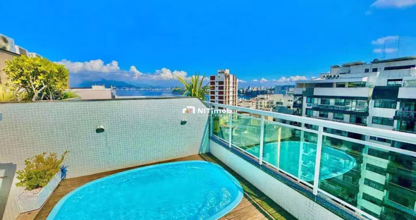 Cobertura à venda, 4 quartos, 2 suítes, 3 vagas, Icaraí - Niterói/RJ
