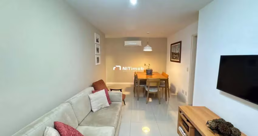 Apartamento à venda, 2 quartos, 2 suítes, 1 vaga, charitas - niterói/rj