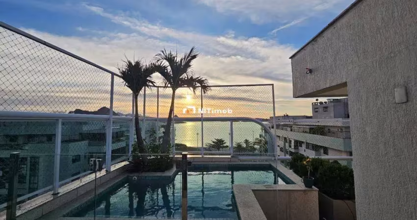 Cobertura à venda, 4 quartos, 2 suítes, 3 vagas, charitas - niterói/rj