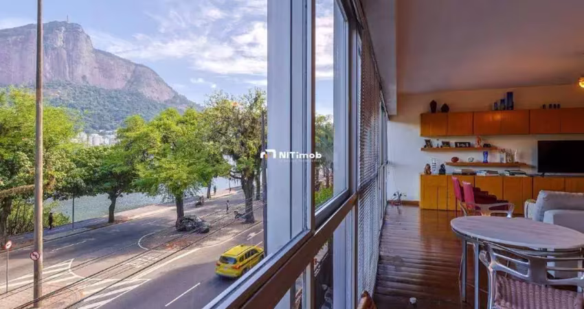 Apartamento à venda, 4 quartos, 2 suítes, lagoa - rio de janeiro/rj