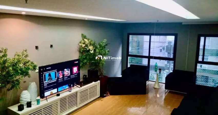 Apartamento à venda, 3 quartos, 2 suítes, 2 vagas, vital brazil - niterói/rj