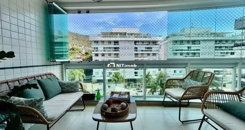 Apartamento à venda, 2 quartos, 1 suíte, 1 vaga, charitas - niterói/rj