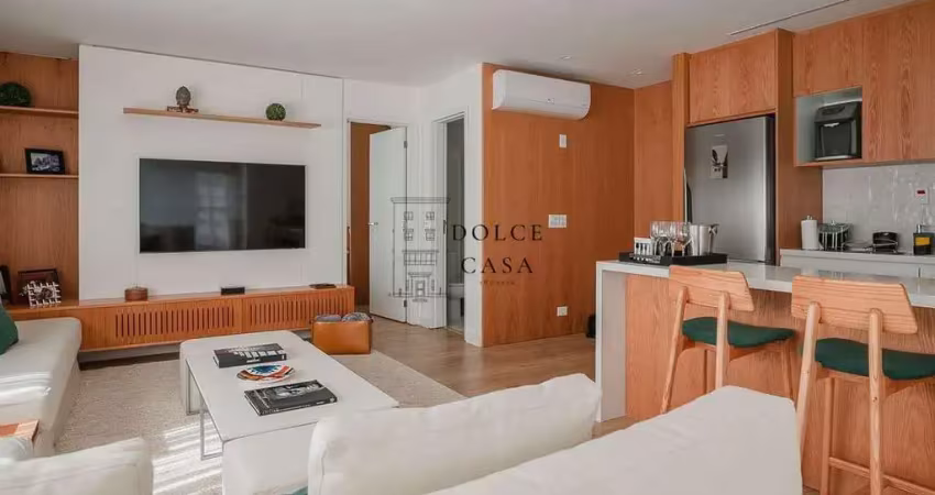 Apartamento mobiliado no jardim américa - 1 suite, lavanderia e lazer completo